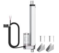 Justech Moteur d’actionneur Linéaire 1500N 200mm DC 12V électrique Machines Agricoles Industrielles Construction Balayage Véhicule Propre Cargos