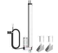 Justech Moteur d’actionneur Linéaire 1500N 300mm DC 12V pour Auto RV Ouvre-porte électrique Machines Agricoles Industrielles Construction Balayage Véhicule Propre Cargos Navires et Autres Applications