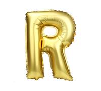 JUSTFOX - Ballon en aluminium avec lettres de l'alphabet 40 cm.