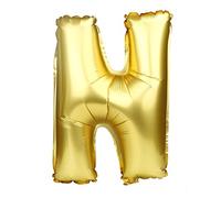JUSTFOX - Ballon en aluminium avec lettres de l'alphabet 40 cm.