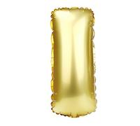 JUSTFOX - Ballon en aluminium lettres de l'alphabet 40 cm.