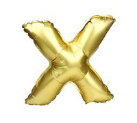 JUSTFOX - Ballon gonflable en forme de lettres de 40 cm