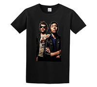 Justice Band French Electronic Music Duo Unisex T-Shirt Printed Tee Black Mens Top Shirt M