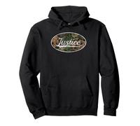 Justice Camo Vintage Inspired Law Design Sweat à Capuche