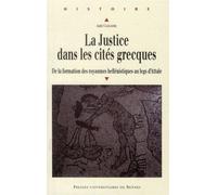 Justice dans les cites grecques De la formation de royaumes hellénistiques au legs d'Attale - Pur - Presses Universitaires Rennes - broché - Etude