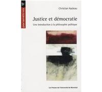 Justice et démocratie Christian Nadeau (Auteur)