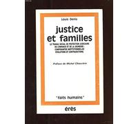 Justice et familles : le travail social de protection judiciaire de l'enfance et de la jeunesse, com