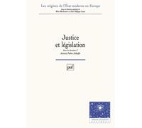 Justice et législation - Antonio Padoa-Schiopa - Puf - broché - Etude
