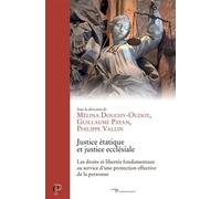 Justice étatique, justice ecclésiale - Philippe Vallin - Cerf - broché - Essai