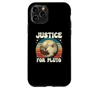 Justice for Pluto Vintage N'oubliez jamais Les Sciences spatiales Amusantes Coque pour iPhone 11 Pro