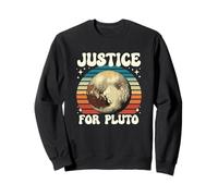 Justice for Pluto Vintage N'oubliez jamais Les Sciences spatiales Amusantes Sweatshirt