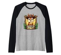 Justice for P'Nut Adorable Chapeau de Cowboy Peanut l'écureuil Manche Raglan