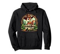 Justice for P'Nut Adorable Chapeau de Cowboy Peanut l'écureuil Sweat à Capuche