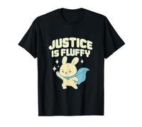 Justice is Fluffy, Dessin animé Kawaii Chibi Bunny T-Shirt