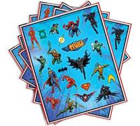 Justice League - 49969 - Feuilles d'Autocollants , Pack de 4