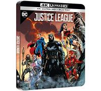 JUSTICE LEAGUE 4K UHD ILLUSTRATED STEELBOOK (THEATRICAL CUT) / INCLUDES 2D BLU RAY / IMPORT / REGION FREE