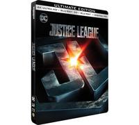 Justice League - 4k Ultra Hd + Blu-Ray 3d + Blu-Ray + Digital Hd - Édition Boîtier Steelbook
