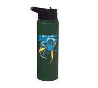 Justice League Blue Beetle Stainless Steel Insulated Water Bottle