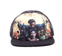 Justice League - Casquette Trucker Snapback - Heroes Black