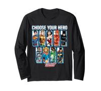 Justice League Choose Your Hero Manche Longue