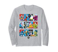 Justice League DC Villain Panels Manche Longue