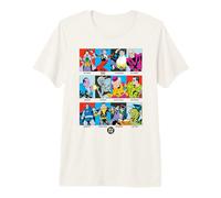 Justice League DC Villain Panels T-Shirt Haut de Gamme