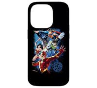 Justice League Galactic Attack Color Coque pour iPhone 14 Pro