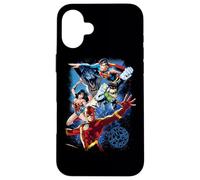 Justice League Galactic Attack Color Coque pour iPhone 16 Plus