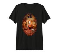 Justice League Halloween Harley Quinn Oval T-Shirt Haut de Gamme