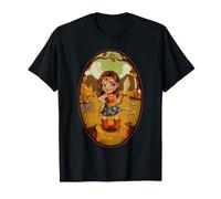 Justice League Halloween Wonder Woman Oval T-Shirt