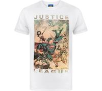 Justice League - T-shirt super-héros - Homme (XL) (Blanc) - UTNS4411 Blanc G