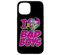 Justice League I Heart Bad Boys Coque pour iPhone 15