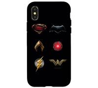 Justice League Movie Logos Coque pour iPhone X/XS