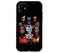 Justice League Movie Save The World Poster Coque pour iPhone 11