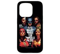 Justice League Movie Save The World Poster Coque pour iPhone 15 Pro