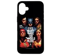 Justice League Movie Save The World Poster Coque pour iPhone 16 Plus