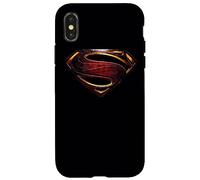 Justice League Movie Superman Shield Logo Coque pour iPhone X/XS