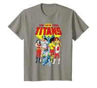 Justice League New Teen Titans T-Shirt, Enfant, Ardoise, 4 Ans