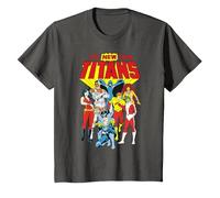 Justice League New Teen Titans T-Shirt, Enfant, Asphalte, 3 Ans
