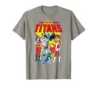 Justice League New Teen Titans T-Shirt, Homme, Ardoise, M
