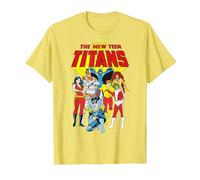 Justice League New Teen Titans T-Shirt, Homme, Citron, M