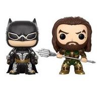 Justice League - Pack 2 Figurines POP! Batman & Aquaman 9 cm NC G