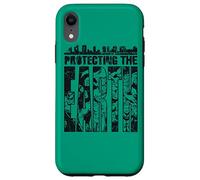 Justice League Protecting The Earth Coque pour iPhone XR