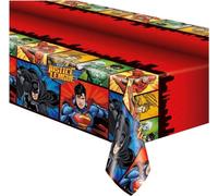 Justice League - Rectangulaire - Nappe pour fête, plastique SG34142 (taille unique) (Coloré)