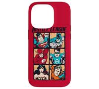 Justice League Rough Panels Coque pour iPhone 14 Pro