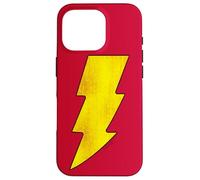 Justice League Shazam! Logo Distressed Coque pour iPhone 16 Pro