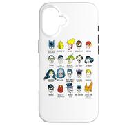 Justice League Superhero Issues Coque pour iPhone 16
