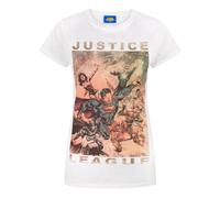 Justice League - T-shirt imprimé personnages - Femme (NS4759)