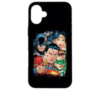 Justice League Up Close and Personal Coque pour iPhone 16 Plus
