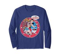 Justice League Wonder Woman Vintage No Time for Naughty Manche Longue